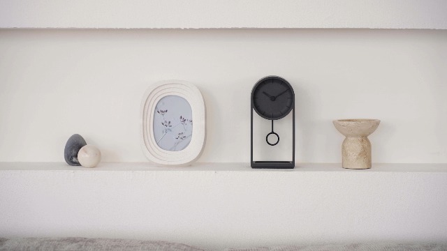 Amazon.co.jp: soem【置き掛け兼用時計】クロック CGY 置き時計