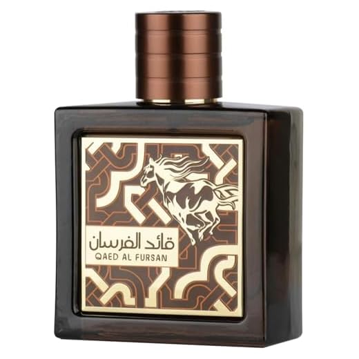Lattafa Qaed Al Fursan Untamed, Eau de Parfum Aromático, 90 ml, Fragancia Cálida y Especiada con Ámbar, Unisex