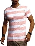 HOCHWERTIGE VERARBEITUNG: Das unglaublich stylische Männer Shirt in tollem und außergewöhnlichem Design. Das Material des ausgefallenen Herren O-Neck T-Shirts wird aus leichten aber dennoch hochwertigen Stoffen (hohe Qualität) hergestellt und sorgt für ein angenehmes Gefühl.