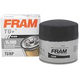 FRAM TG+ Replacement Oil Filter TG16P, Designed for Interval Full-Flow Changes Lasting Up to 15K