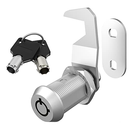 Tool Box Lock, Mailbox Lock, Cabinet Lock Cam Lock Keyed Alike, Tool Box Lock Replacement For Mailbox Rv Storage Door, Zinc Alloy (1 Pack 1-1/8 Inch) #TOP4