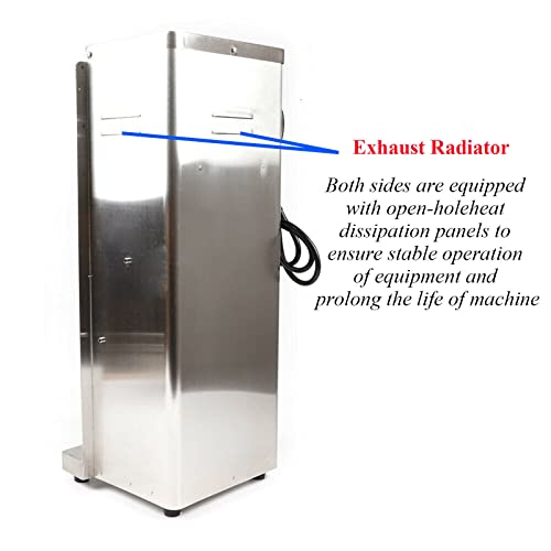 Edelstahl Eismaschine Kommerzielle 350W Automatisch Elektrische Softeismaschine 220V für Bars Cafés Milchtee-Shops – Bild 6