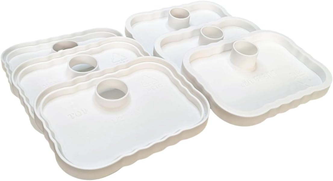 Vinyl Downspout End caps Size 3x4- N.F.T System/Kratky Method Hydroponics DIY (3 in x 3 Out)