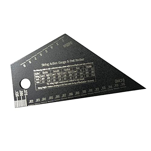 Ferramenta de reparo de alavancagem de fret Rocker para guitarras baixo elétrico, régua de traste, b