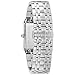 Bulova Men's Modern Stainless 3-Hand Quartz Watch, Black Rectangle Dial with Diamonds Style: 96D145