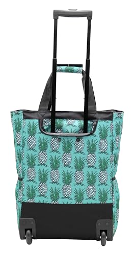 Multi-Purpose Rolling Tote-Pineapple3