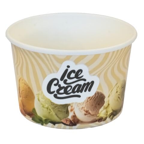 10000 Eisbecher 175 ml bedruckt ICE CREAM Ø85 mm 50 Stück