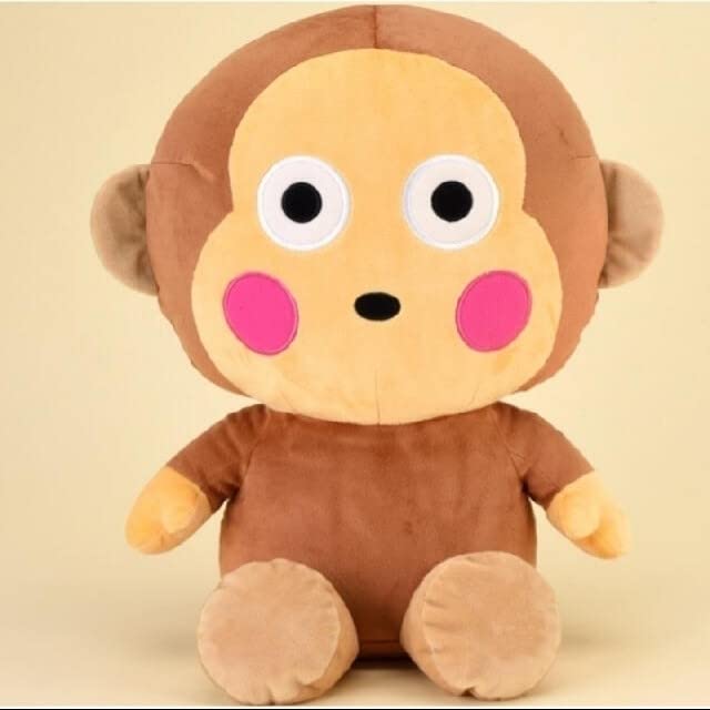 Amazon.co.jp: おさるのもんきち ギガジャンボぬいぐるみ 猿