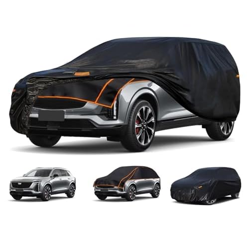 Kayme Hail Protector Car Cover Custom Fit for Ford Bronco 4 Door SUV, Anti Hail Blanket with Multilayer Thickened Design, Hail Proof & All Weather Outdoor Waterproof Full Car Cover for Hail