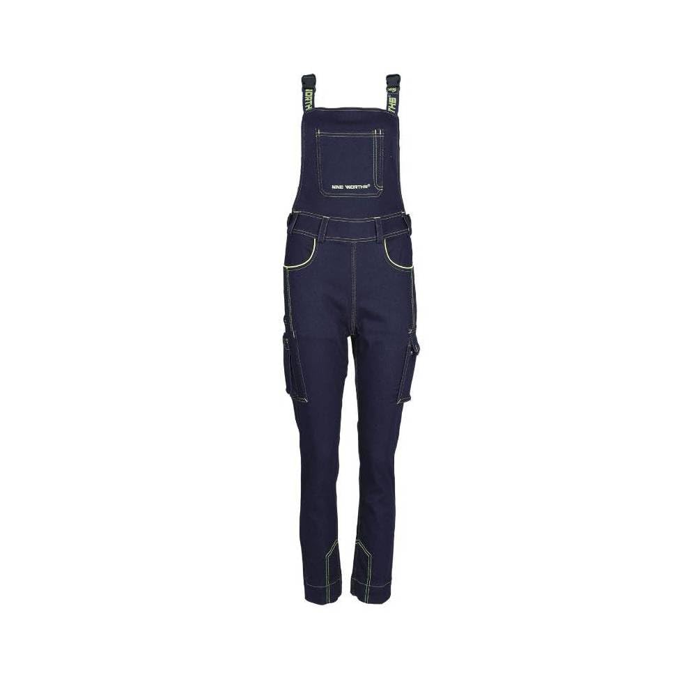 D-Work Salopette de Travail Femme Manea - Taille S - Raw Jean - Résistant et Confortable