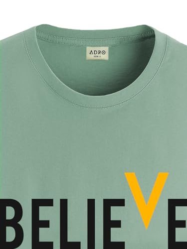 Image of ADRO Men Cotton Regular Printed Tshirt