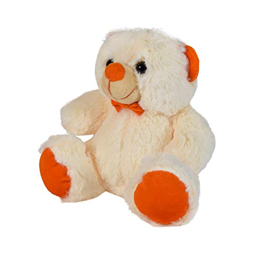Image of Ultra 07 inch Jolly Teddy Bear Fully Stuffed Soft Plush Toy for Kids in Cream Animal Toy Gift Birthday Anniversary Christmas Diwali | Home Decore