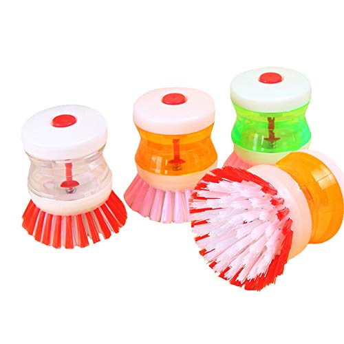 stonges 4 Seife kleckereien Pot Dish Scrubber Gericht Seife Dosierung Waschmittel Scrubber Küche Pot Bürste von Liquid Palm Scrubber sortiert Farbe