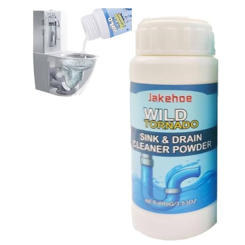 Potente detergente per lavello e scarico, deodorante per tubi, polvere pulita per lavello e scarico, potente detergente per scarico e tubi, detergente per lavello e scarico, per WC, cucina, bagno