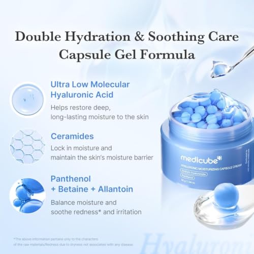 medicube Kapselcreme mit Hyaluronsäure für 120H Feuchtigkeit – Ansicht 3