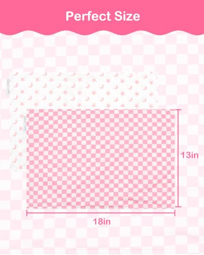 Image of ALVABABY Toddler Pillowcases 2 Pack Organic Cotton Kids Pillow Cover Fit 13 inchx 18 inch or 12 inchx28 inch Envelope for Girl Boy Sleepy Travel 2TPW33A