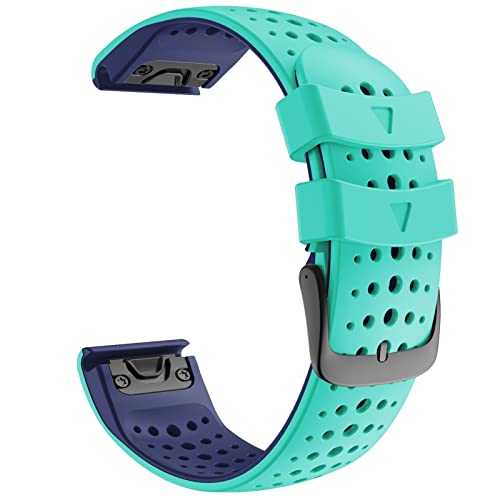 Bracelet montre Garmin Fenix 6 silicone souple anti-transpiration