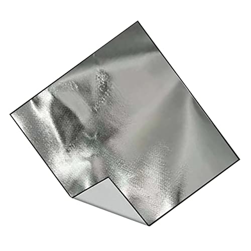 FUNOMOCYA Outdoor Camping Fire Retardant Blanket Fire Pit Mat Portable Fireproof Pad for Picnic and Deck Protection Square Shape