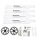 Dilwe RC Aircraft Gear Screw Kit,Durable RC Helicopter Motor Blade Gear Parts Kit for WLtoys XK K110s Remote Control Aircraft RC Helicopter Parts