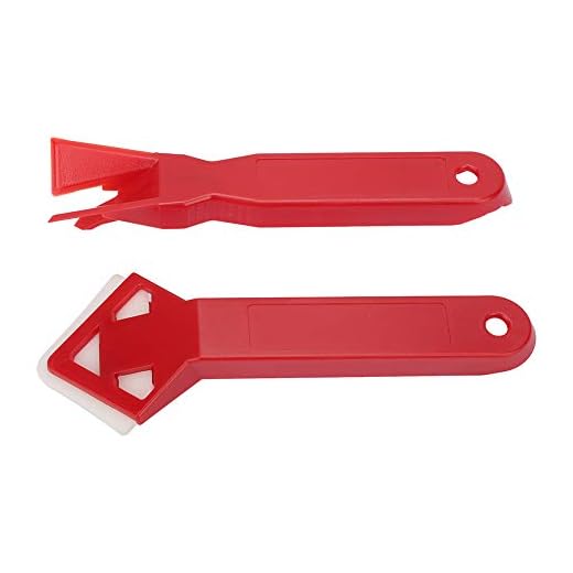 Silicone Sealant Remover Shovel Glass Cement Scraper Kit for Household Sturdy 2PCS Caulk Tools