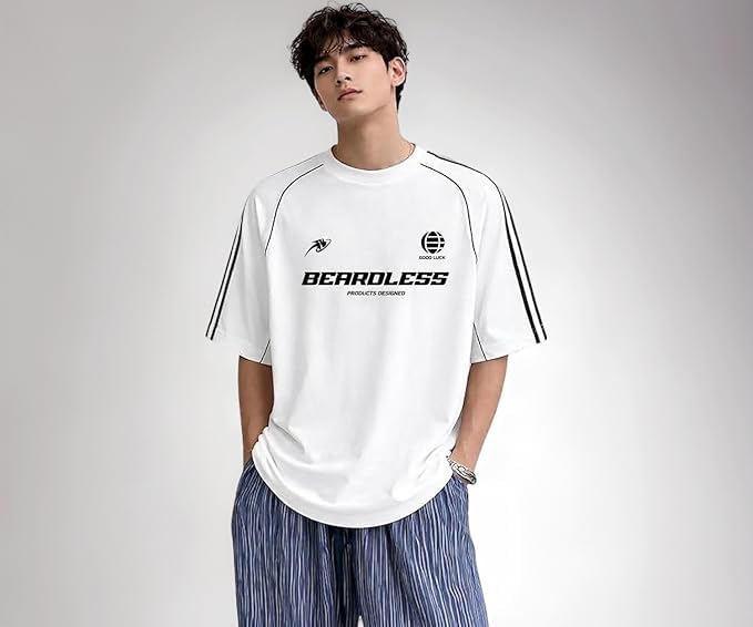 shaira fashion Men's Printed Polycotton Relax Fit Round Neck T-Shirt | Half Sleeve Casual T-Shirt for Men | Soft & Breathable Regular Fit Tee | Comfortable Gym, Workout, Sports, Summer Wear-picture-12
