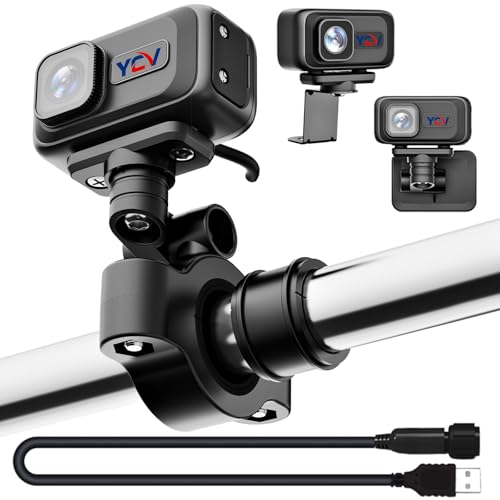 YCV MT100 Motorcycle Bicycle Cycling Recorder, Motorcycle Professional Wireless,5G Bluetooth