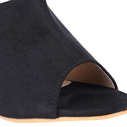 Image of Feel it Suede Block Heels for Women's & Girl's