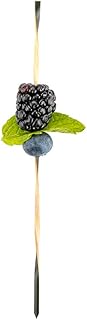Restaurantware 5.9 Inch Cocktail Skewers 100 Spiral Fruit Skewers - Disp...