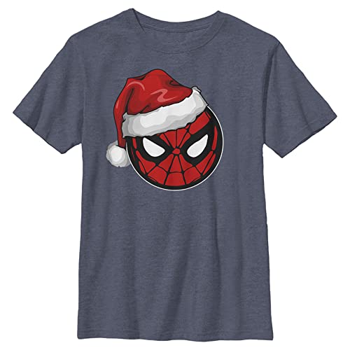 Marvel Christmas Spider-Man Santa Hat Boys T-Shirt