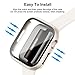 10 Pack Case for Apple Watch Series 3/2/1 42mm with Tempered Glass Screen Protector, BHARVEST High Definition Scratch Resistant Hard PC Bumper Cover for Apple Watch Accessories (10 Colors, 42mm)