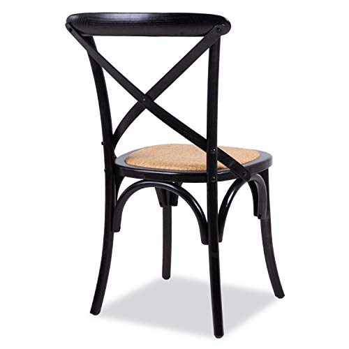 Edgemod Cafton Crossback Chair In Black #TOP3