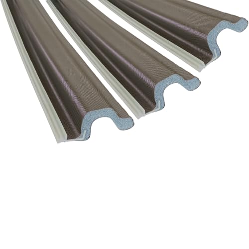 MEGA Reach Foam Weatherstrip (3 Pieces), Foam Weatherstrip for Door, 97 Inches (Bronze)