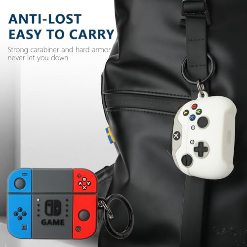 Image of [2Pack] Compatible Airpods Pro 3 Case(2025),Cute Gamepad Design Cases Soft Silicone Protective Cases for Apple AirPods Pro 3rd Generation Case,Airpod Pro 3 Cover with Keychain for Men /Boy
