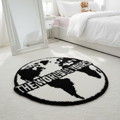 Tapete MABOA TWIY rug Hypebeast 78.7x78.7 cm Negro miniatura 4