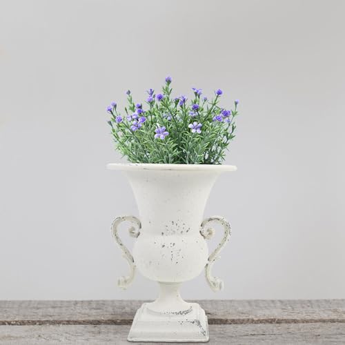 Pot de fleurs rétro en fer blanc résistant déformation fissures