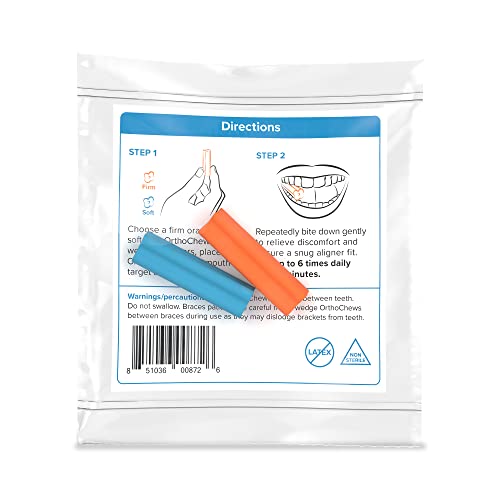 Eversmile Orthochews Medical Grade Silicone Chew With Comfort Bite Technology | Dental Aligner Seater, Chewies For Invisalign, Clear Or Metal Braces | Help To Seat Your Aligner Trays (2 Pack) #TOP1