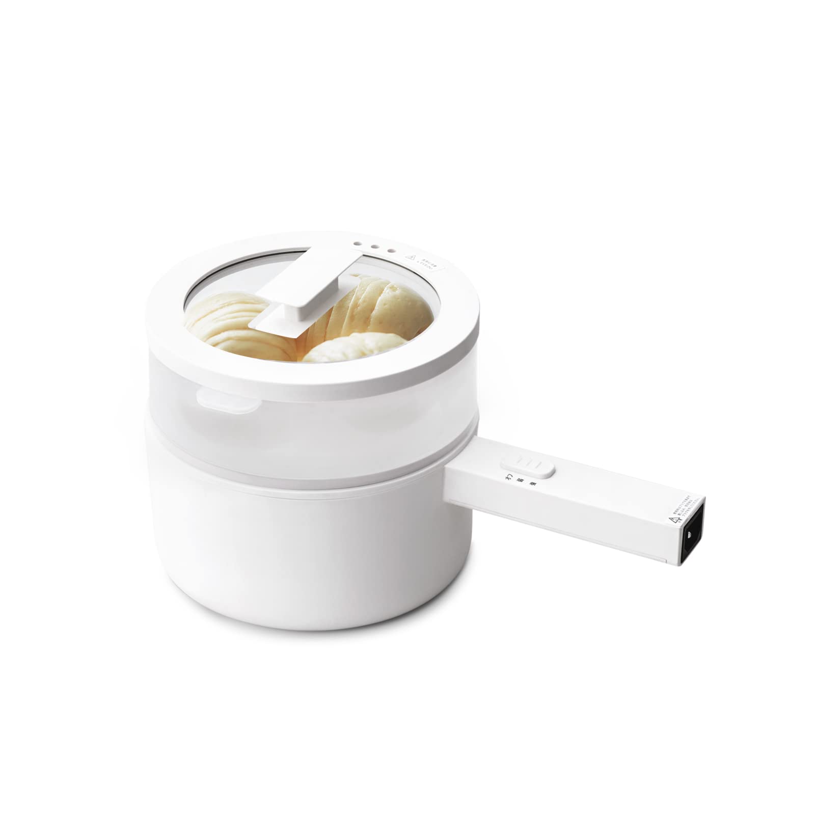 Amazon | olayks.1.5L電気鍋 一人用 一人鍋 電気 グリル鍋 多機能