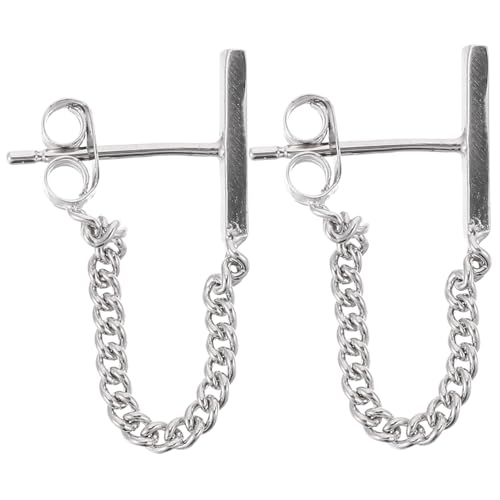 Boucles d'oreilles femmes études chaîne tendance pour look formel