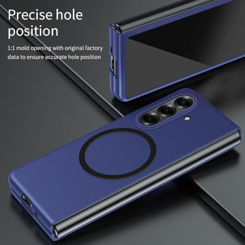 Coque Samsung Z Fold 7 QHP rigide et fine noire compatible MagSafe