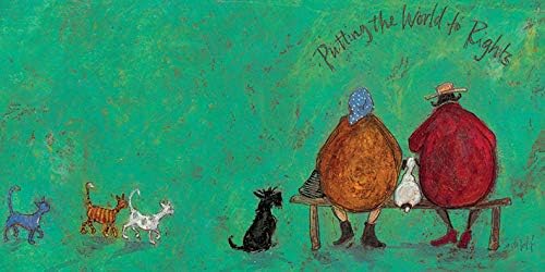 Sam Toft (Putting the World to Rights Canvas Print, Multi Coloured, 30 x 60cm