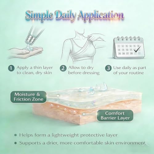2PCS Intertrigo Relief Cream, Anti Chafing, Skin Fold Care, (2oz, Pack 2) Detail