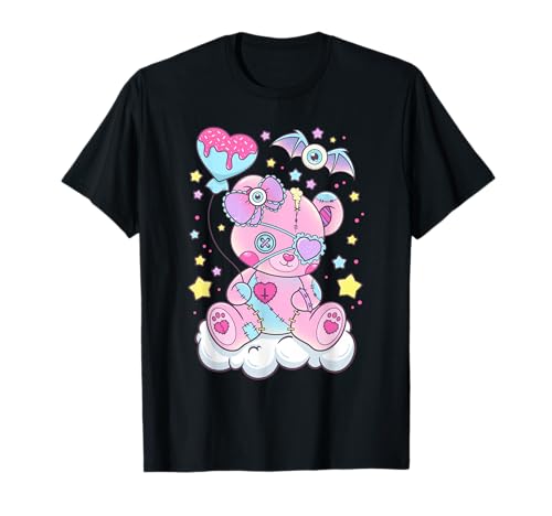 Kawaii Pastel Goth Cute Scary Bear T-Shirt