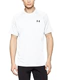 Under Armour Men's Tech Short Sleeve T-Shirt, White /Black, X-Large
