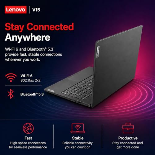 Image of Lenovo 2026 New V-Series Business and Student Laptop, Intel Powerful Processor, 16GB DDR5, 1TB PCIe, 15.6 inch FHD Anti-Glare, Ultra Slim Design, Wi-Fi 6, Bluetooth 5.3 Long Battery Life, Windows 11 Pro