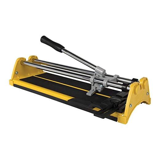 Tile Cutter, 1/2 in Cap, 14 in, Yellow