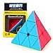 CuberSpeed Pyramid Speed Cube Stickerless Magic Cube Qiyi Qiming Triangle Pyramid Stickerless Speed Cube