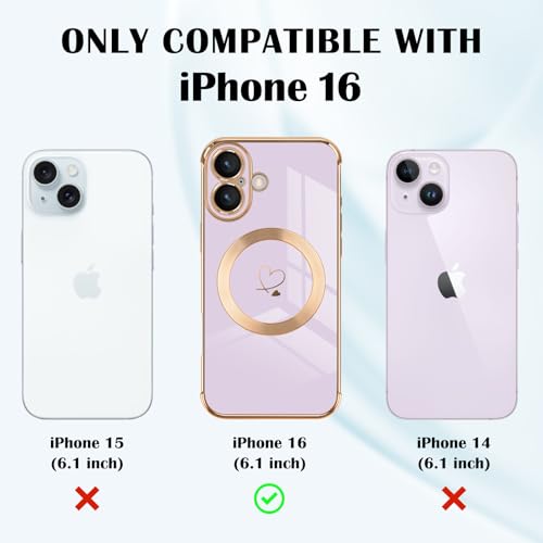 Coque iPhone 16 antichoc violette et compatible MagSafe - 6