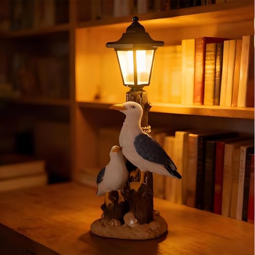 Luces solares para jardín con escultura de pájaro impermeable IP65 3