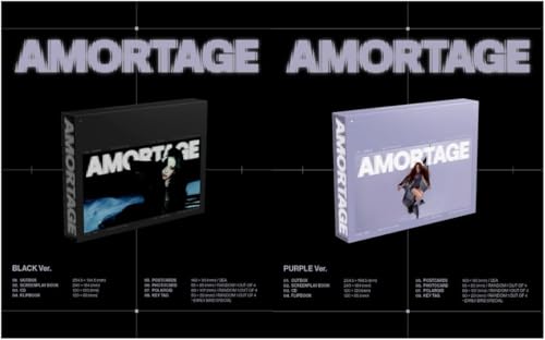 [We'verse shop POB] JISOO AMORTAGE MINI ALBUM EXLUSIVE EDITION 2CD SET VER