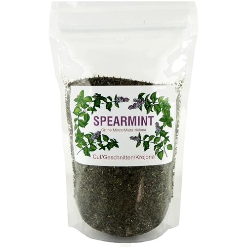 Menta Verde Spearmint 800 g Hojas Secas Cortadas Mentha spicata - Té de Menta Infusión Hierbas